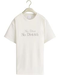 Dior - T-Shirt With Lettering - Lyst