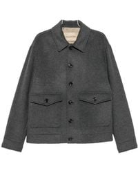 Valentino - Button-Up Straight Hem Jacket - Lyst