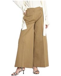 Ql2 - Casual Pants With Belt Loops - Lyst