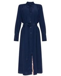 Paul Smith - Ps Paul Smith Tie-Waisted Shirt Dress - Lyst