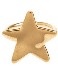 Jil Sander - Star Brass Ring - Lyst