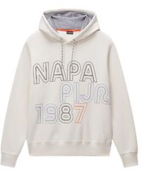 Napapijri - Fiemme Logo-Print Hoodie - Lyst