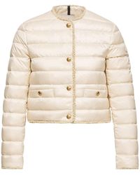 Moncler - Crewneck Button-Up Jacket - Lyst
