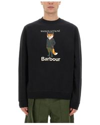 Barbour - Round Neck Sweater - Lyst