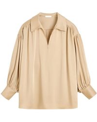 By Malene Birger - Leonora Satin Top - Lyst