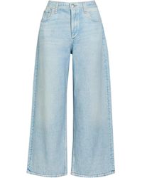 Rag & Bone - Loose Denim Printed Cotton Pants - Lyst