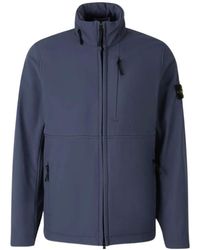 Stone Island - Q100005 Soft Shell-R_E.Dye Technology Jacket - Lyst