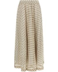 P.A.R.O.S.H. - Pallina Polka-Dot Maxi Skirt - Lyst