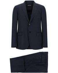 ZEGNA - Single Breasted Two-Piece Tailored Suit - Lyst