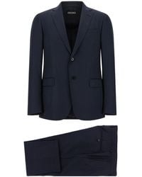 ZEGNA - Single Breasted Two-Piece Tailored Suit - Lyst