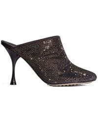 Bottega Veneta - Dot Sock Embellished Mules - Lyst