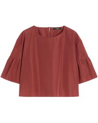 Weekend by Maxmara - Break Ruffled Sleeve Top - Lyst