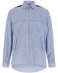 Junya Watanabe - Denim Insert Shirt - Lyst