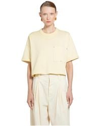 Bottega Veneta - Cropped Crewneck T-Shirt - Lyst