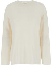 Allude - Relaxed Crewneck Sweater - Lyst