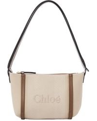 Chloé - Chloé Carry Logo Detailed Shoulder Bag - Lyst
