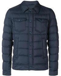 Herno - Padded Button-Up Jacket - Lyst