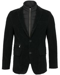KARL LAGERFELD - Single-Breasted Zipper Suit Jacket - Lyst