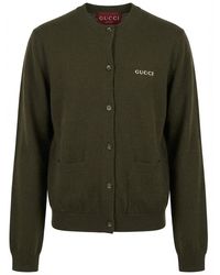 Gucci - Cashmere Silk Cardigan - Lyst