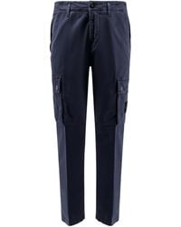 Stone Island - Logo Patch Cargo Trousers - Lyst
