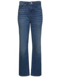 RE/DONE - Denim Trousers With Logo Affixed - Lyst