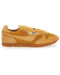 Autry - 'Windspin Low' Sneaker With Logo On The Side And On The Pu - Lyst