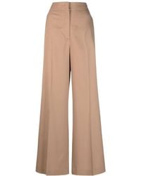 Fabiana Filippi - Wide-Leg Pleat Detailed Trousers - Lyst