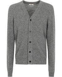 Nuur - Ribbed-Knit Wool Cardigan - Lyst