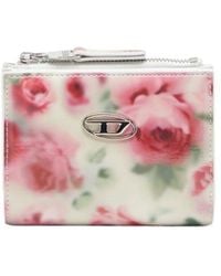 DIESEL - Floral-Print Zip-Fastening Wallet - Lyst
