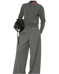 A.P.C. - Logo-Knit Crew-Neck Sweater - Lyst