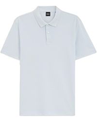 BOSS - Jacquard-Knit Polo Shirt - Lyst