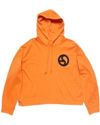 Acne Studios - Graphic-Print Cotton Hoodie - Lyst