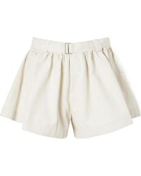 Sea - Pleated Woven Shorts - Lyst