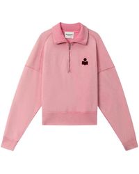 Isabel Marant - Isabel Marant Étoile Ross Stand-Up Collar Sweatshirt - Lyst