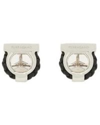 Ferragamo - Gancini Cufflinks - Lyst