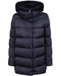 Herno - Hooded Quilted Down Coat - Lyst