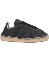 Maison Margiela - Solid Color Canvas Platform Shoes - Lyst