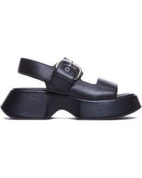 Vic Matié - Chunky Buckle Platform Sandals - Lyst
