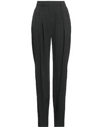 Sportmax - Solid Color Loose-Fit Trousers - Lyst