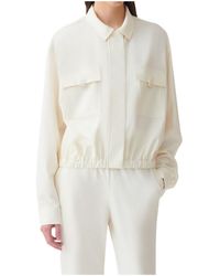 Fabiana Filippi - Long-Sleeve Casual Jacket With Patch Pockets - Lyst