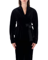 Alberta Ferretti - Long-Sleeve Jacket - Lyst