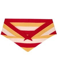Lela Rose - Striped Triangle Bandana - Lyst