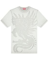 DIESEL - T-Rawjust-Aa1 Crewneck T-Shirt - Lyst