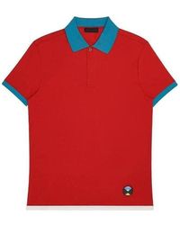 Prada - Logo Polo Shirt - Lyst