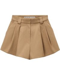 Alexander Wang - High-Rise Flared Shorts - Lyst