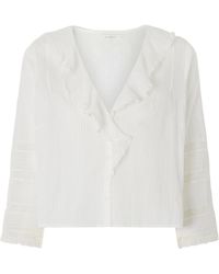 Doen - Huguette Ruffled Lace Shirt - Lyst