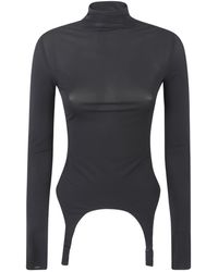 Jean Paul Gaultier - Garter High-Neck Top - Lyst