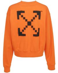 Off-White c/o Virgil Abloh - Logo Printed Sweater - Lyst