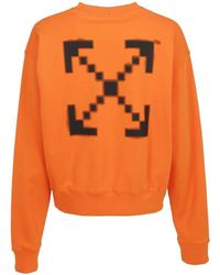 Off-White c/o Virgil Abloh - Logo Printed Sweater - Lyst