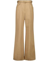 Gabriela Hearst - Belted Wide-Leg Trousers - Lyst
